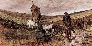 Giovanni Fattori Berittener Hirte und Kuhe china oil painting artist